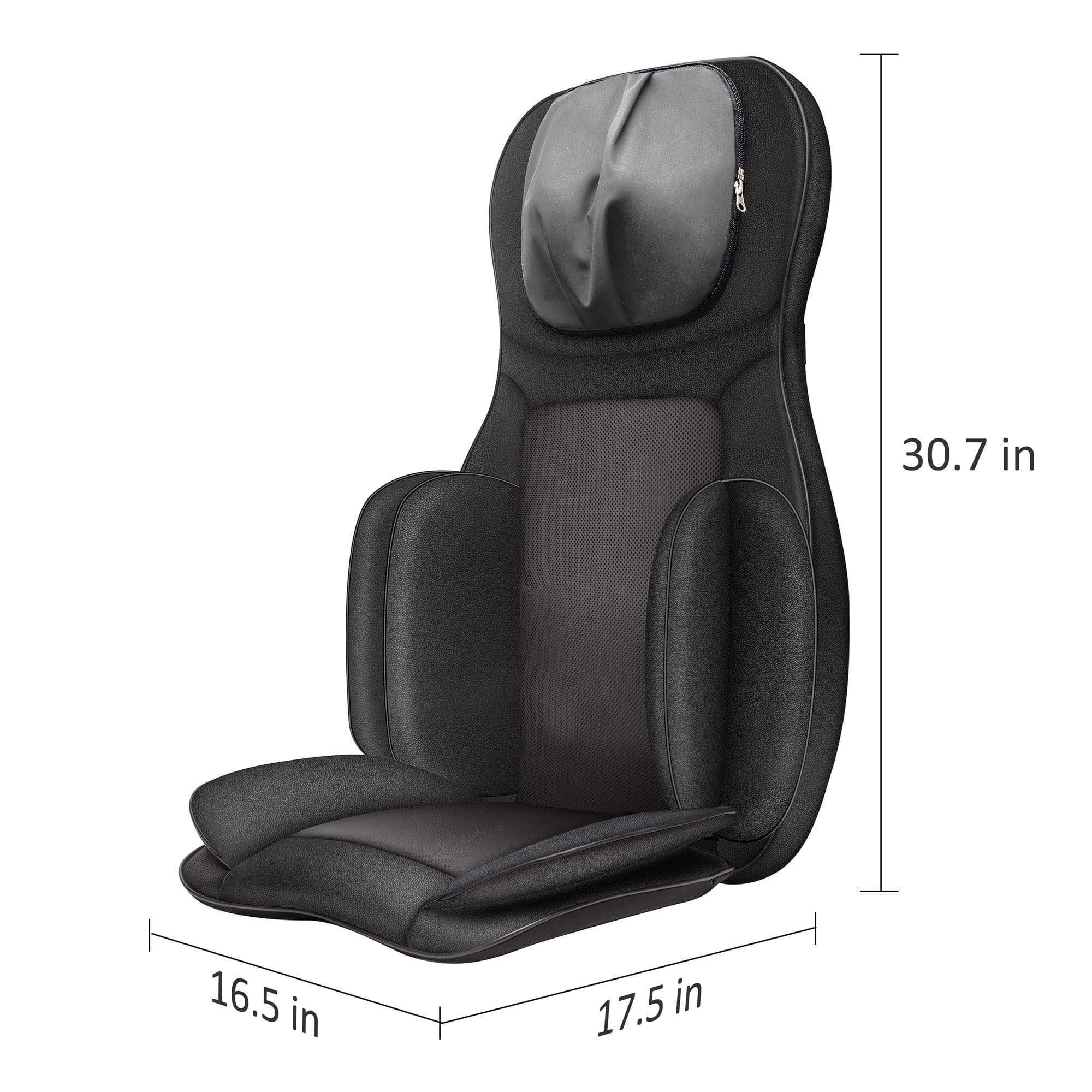 SNAILAX Neck & Back Massager Shiatsu Full Body Massage Chair with Heat & Kneading Air Compress