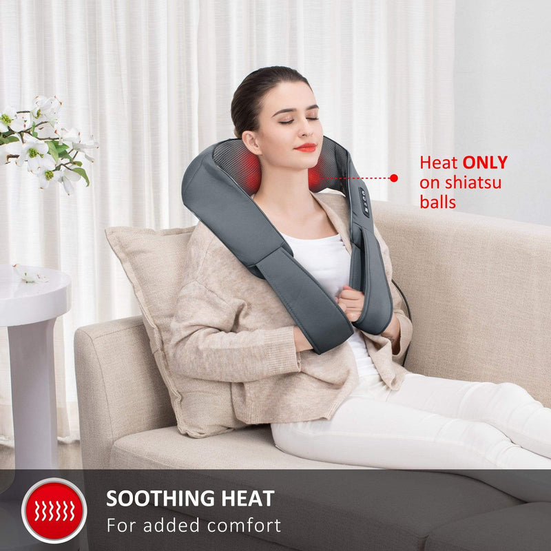Cordless Neck and Back Massager - Shiatsu Neck and Shoulder Massager with  Heat - 632NC, 1 CT - Foods Co.