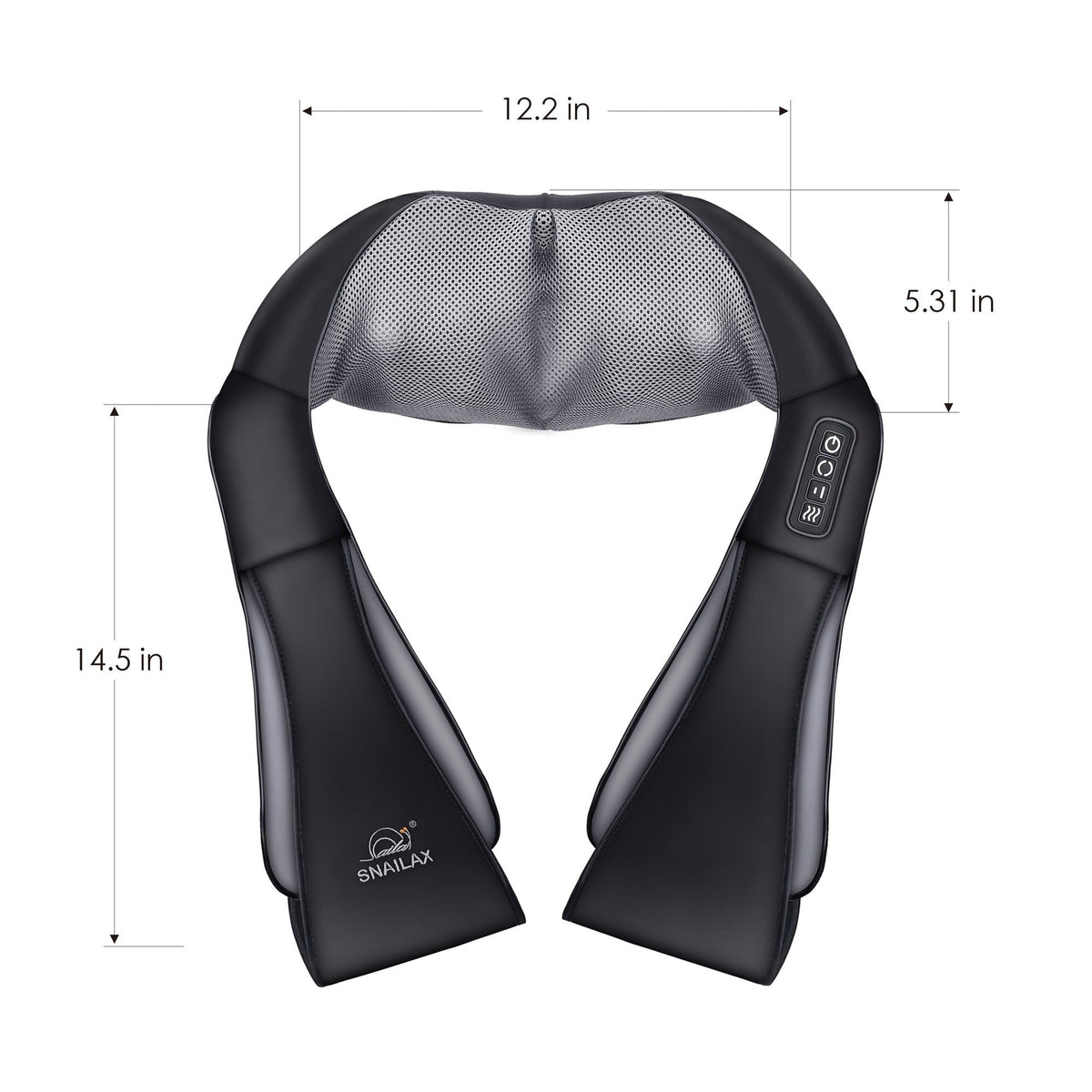 Portable Neck Massager Get Shiatsu Cordless Neck Massager with Heat Snailax