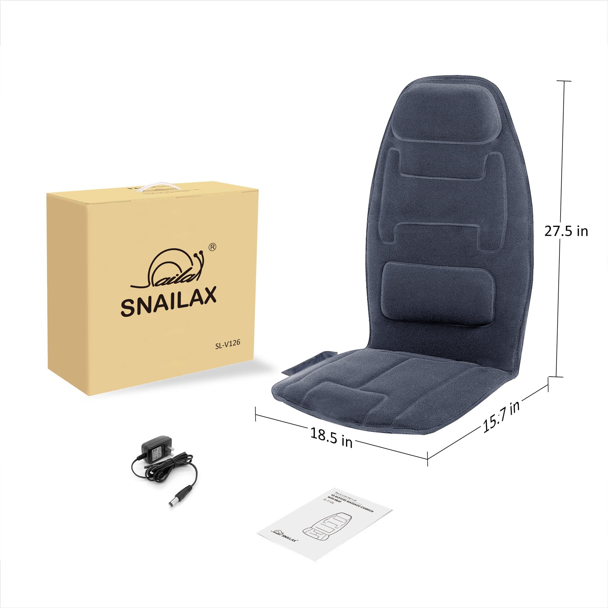 Snailax Back Massager Seat Cushion - Thumbnail 3
