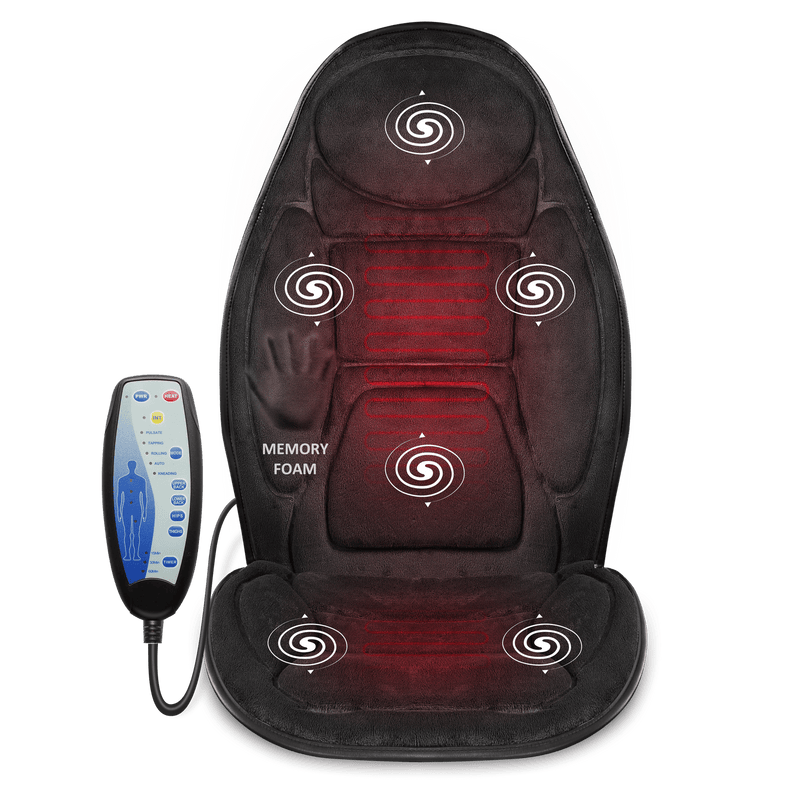 Shiatsu Back Massager with Heat -Deep Tissue Kneading Massage Seat Cushion  Electric Body Massager - China Massage Cushion, Back Massager