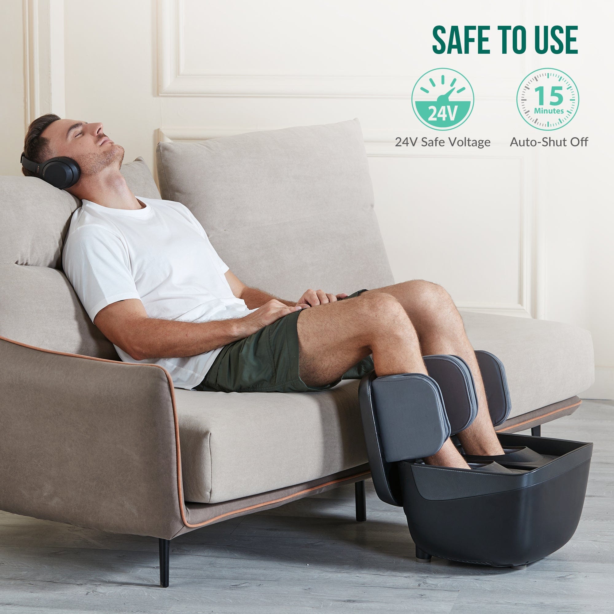 Snailax Snailax 2 IN 1 Foot Massager & Ottoman Foot Rest --SL-K68