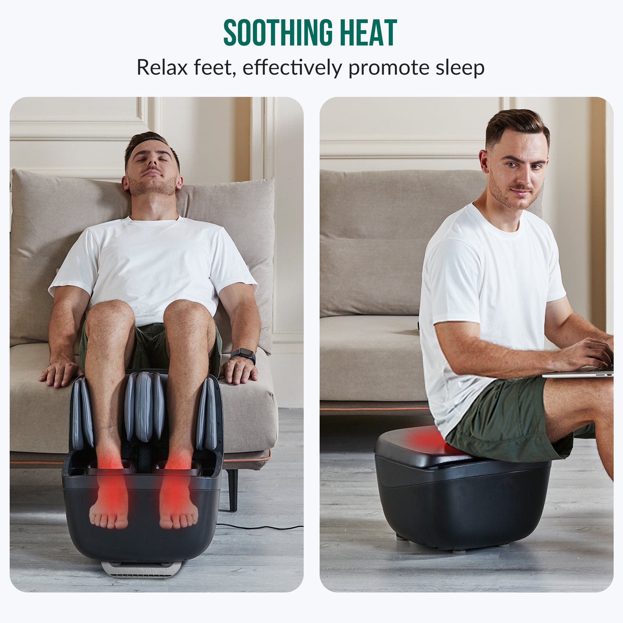Snailax Snailax 2 IN 1 Foot Massager & Ottoman Foot Rest --SL-K68